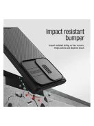 Nillkin CamShield Pro Samsung Galaxy S23 Ultra mágneses műanyag hátlap tok, Fekete