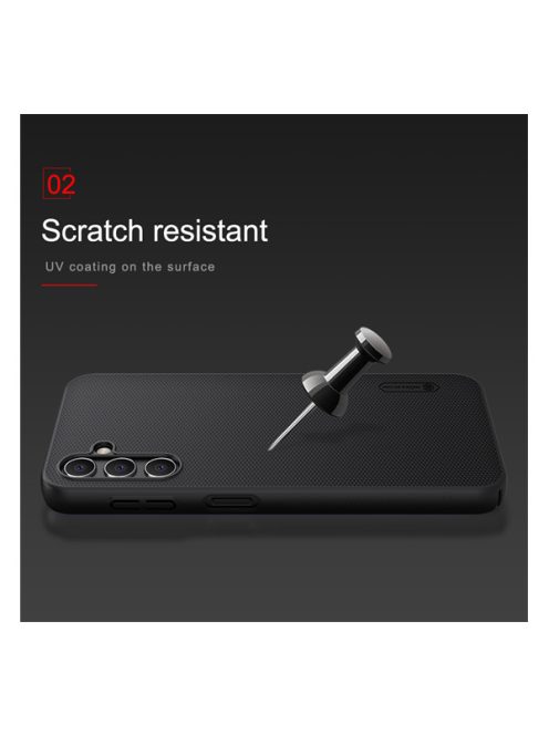 Nillkin Super Frosted Samsung Galaxy A14 5G műanyag tok, Fekete