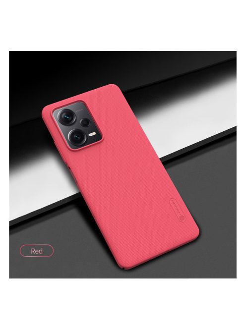 Nillkin Super Frosted Xiaomi Redmi Note 12 Pro+ 5G műanyag tok, Piros