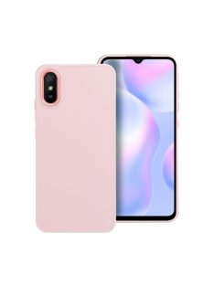   Frame Xiaomi Redmi 9AT/Redmi 9A közepesen ütésálló tok kameravédő kerettel, rózsaszín