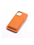 Magsafe kártyatartó eco bőr Apple iPhone, narancs