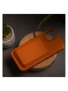Magsafe kártyatartó eco bőr Apple iPhone, narancs