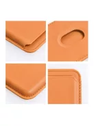 Magsafe kártyatartó eco bőr Apple iPhone, narancs