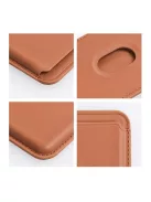 Magsafe kártyatartó eco bőr Apple iPhone, barna