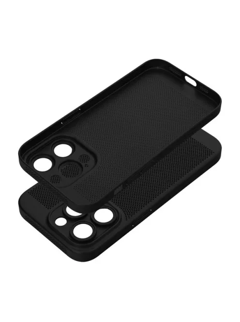 Breezy Xiaomi Redmi Note 12 Pro 5G, műanyag tok, fekete