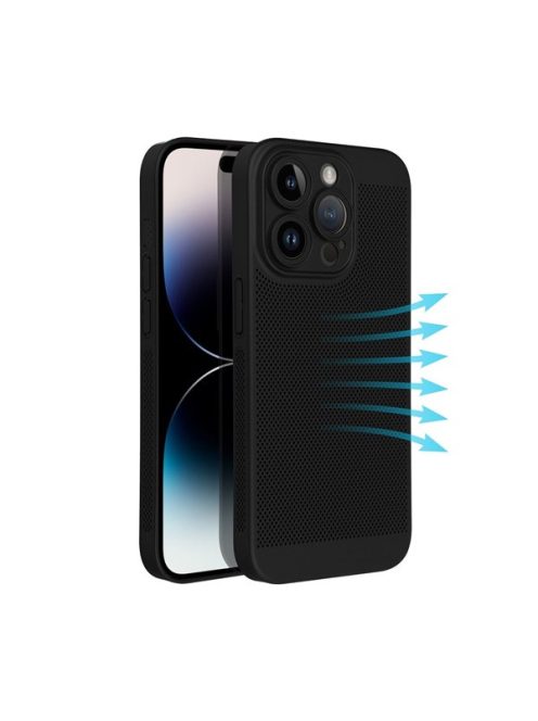 Breezy Xiaomi Redmi Note 12 Pro 5G, műanyag tok, fekete