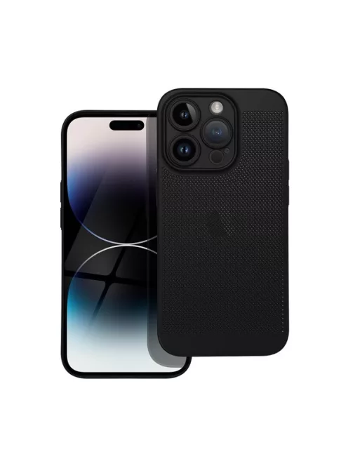 Breezy Xiaomi Redmi Note 12 Pro 5G, műanyag tok, fekete