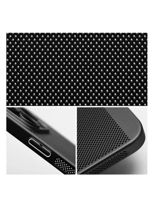 Breezy Xiaomi Redmi Note 12 Pro 5G, műanyag tok, fekete