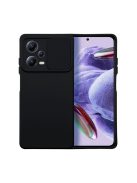 Slide Xiaomi Redmi Note 12 Pro+ 5G, kameravédős szilikon tok, fekete