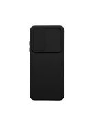 Slide Xiaomi Redmi Note 12 Pro+ 5G, kameravédős szilikon tok, fekete