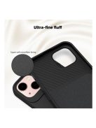 Slide Xiaomi Redmi Note 12 Pro+ 5G, kameravédős szilikon tok, fekete