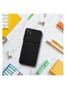 Slide Xiaomi Redmi Note 12 Pro+ 5G, kameravédős szilikon tok, fekete
