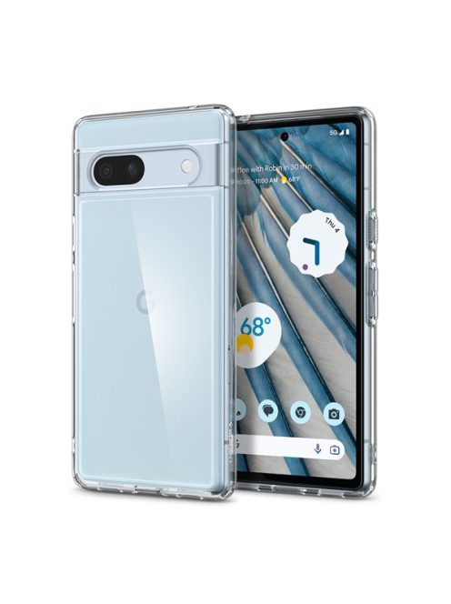 Spigen Ultra Hybrid Google Pixel 7a tok, Crystal Clear, átlátszó