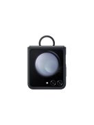 Samsung Galaxy Z Flip5 gyári szilikon tok gyűrűvel, indigó kék