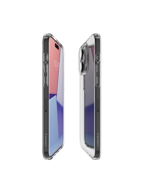 Spigen Liquid Crystal Apple iPhone 15 Pro Max tok, Crystal Clear, átlátszó