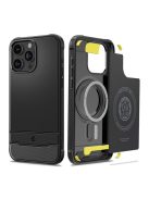 Spigen Rugged Armor MagFit Apple iPhone 15 Pro Max tok, Matte Black MagSafe, fekete