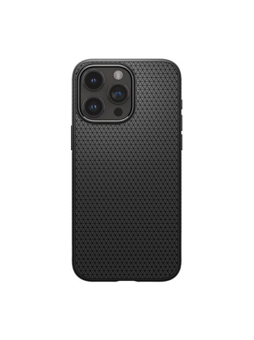 Spigen Liquid Air Apple iPhone 15 Pro Max tok, Matte Black, fekete