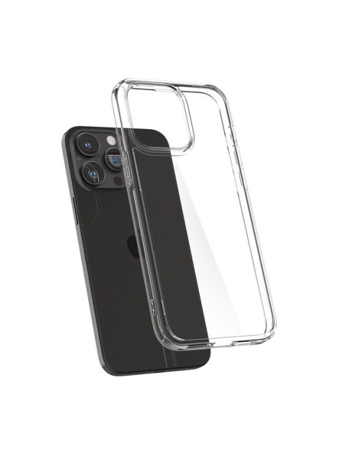 Spigen Ultra Hybrid Apple iPhone 15 Pro Max tok, Crystal Clear, átlátszó