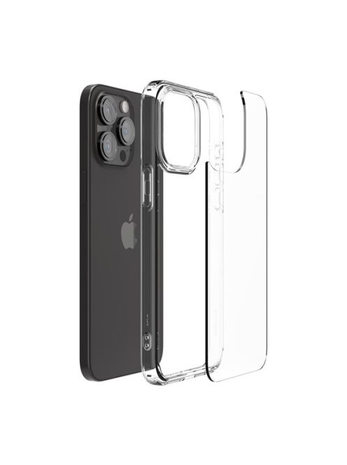 Spigen Ultra Hybrid Apple iPhone 15 Pro Max tok, Crystal Clear, átlátszó