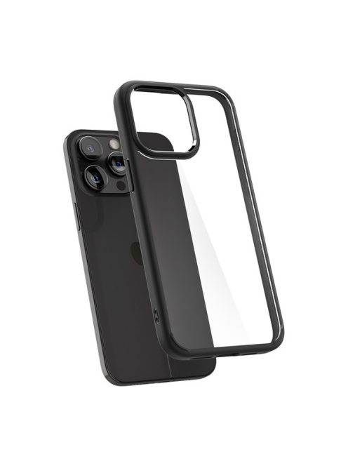 Spigen Ultra Hybrid Apple iPhone 15 Pro Max tok, Matte Black, fekete