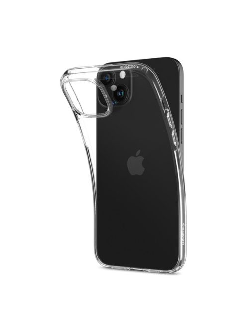 Spigen Liquid Crystal Apple iPhone 15 Plus tok, Crystal Clear, átlátszó