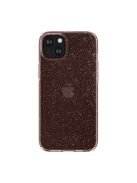 Spigen Liquid Crystal Glitter Apple iPhone 15 Plus tok, csillámos, rózsaszín, átlátszó