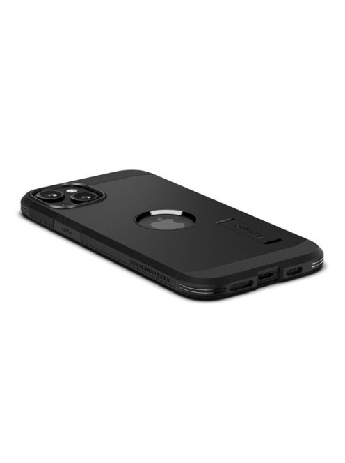 Spigen Tough Armor MagFit Apple iPhone 15 Plus tok, MagSafe, fekete