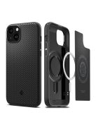 Spigen Mag Armor MagFit Apple iPhone 15 tok, Plus Matte Black MagSafe, fekete