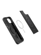 Spigen Mag Armor MagFit Apple iPhone 15 tok, Plus Matte Black MagSafe, fekete