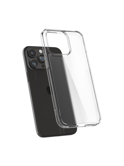 Spigen Ultra Hybrid Apple iPhone 15 Pro tok, Frost Clear, átlátszó