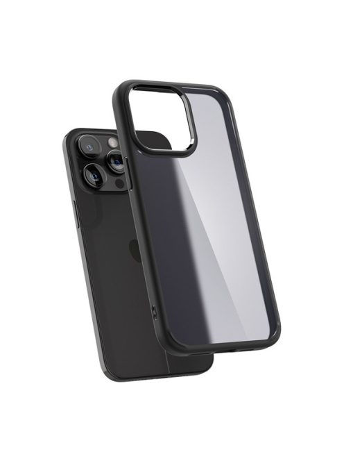 Spigen Ultra Hybrid Apple iPhone 15 Pro tok, Matte Black, fekete