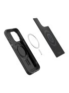 Spigen Mag Armor MagFit Apple iPhone 15 Pro tok, Matte Black MagSafe, fekete