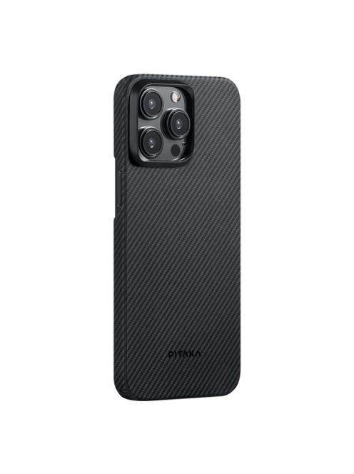 Pitaka MagEZ 4 600D, Apple iPhone 15 Pro tok, fekete/szürke