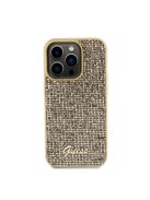 Guess Disco Metal Script Apple iPhone 15 Pro hátlap tok, arany