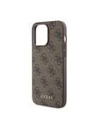 Guess 4G Metal Gold Logo Apple iPhone 15 Pro Max hátlap tok, barna