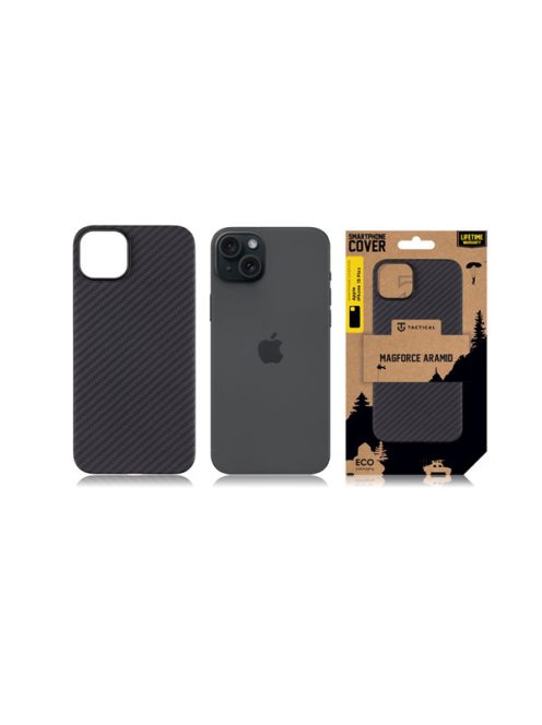 Tactical MagForce Aramid Apple iPhone 15 Plus MagSafe tok, fekete