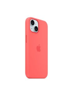 Apple iPhone 15 MagSafe szilikontok, guava