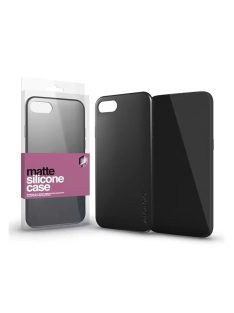   Xprotector Szilikon matte tok ultravékony Apple iPhone 15 Plus, fekete