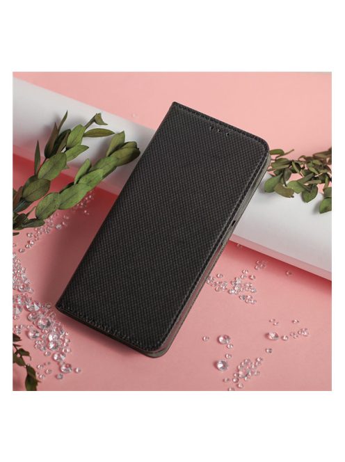 Magnet Huawei P20 Pro mágneses flip tok, fekete