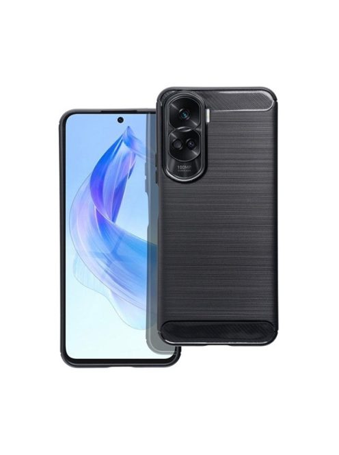 Forcell Carbon hátlap tok Honor 90 Lite, fekete