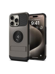 Spigen Slim Armor Apple iPhone 15 Pro tok, Gunmetal, szürke