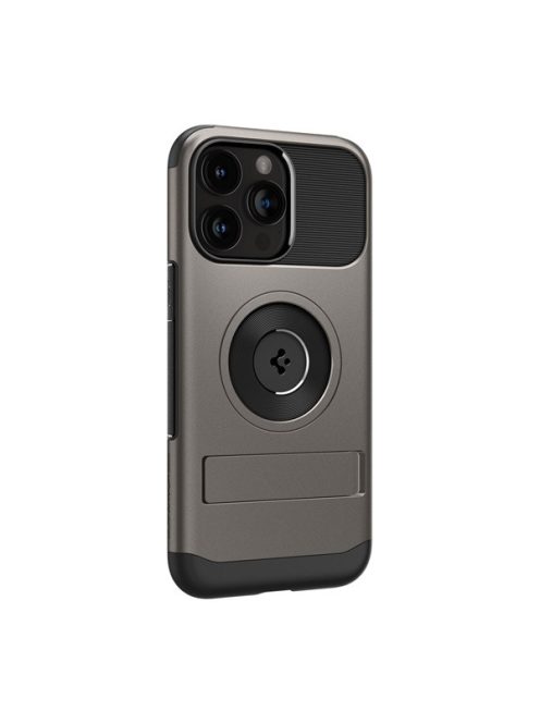 Spigen Slim Armor Apple iPhone 15 Pro tok, Gunmetal, szürke