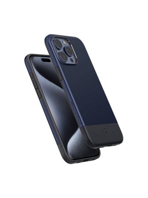 Spigen Style Armor Apple iPhone 15 Pro tok, MagSafe Midnight Indigo, kék