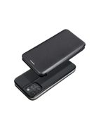 Forcell Elegance oldalra nyíló hátlap tok Samsung S24, fekete