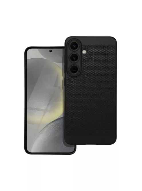 Breezy Samsung Galaxy S24 műanyag tok, fekete