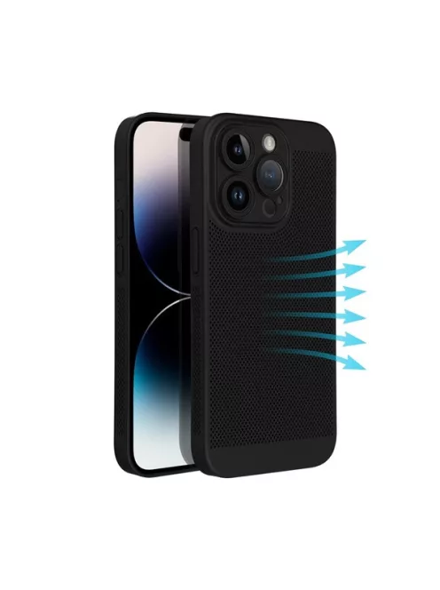 Breezy Samsung Galaxy S24 műanyag tok, fekete