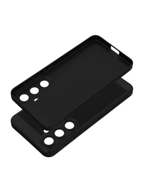 Breezy Samsung Galaxy S24 műanyag tok, fekete