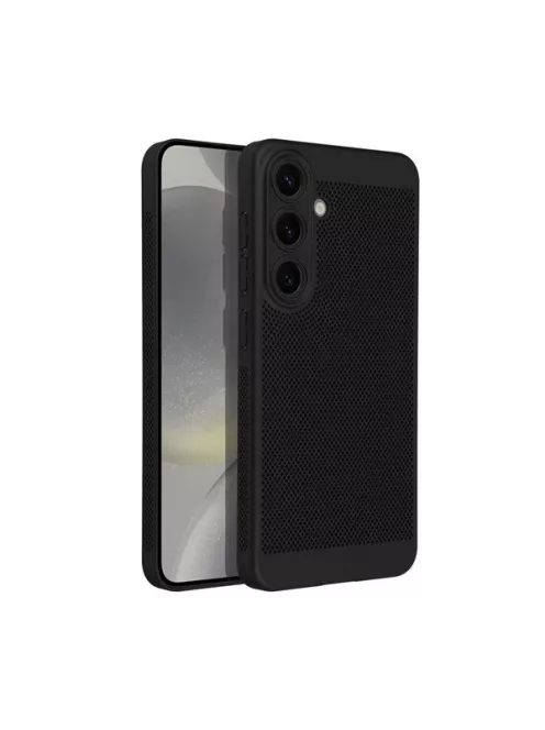 Breezy Samsung Galaxy S24 műanyag tok, fekete