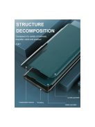 Huawei P40 Lite, oldalra nyíló tok, fekete