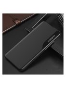 Samsung Galaxy A03s SM-A037F, oldalra nyíló tok, fekete